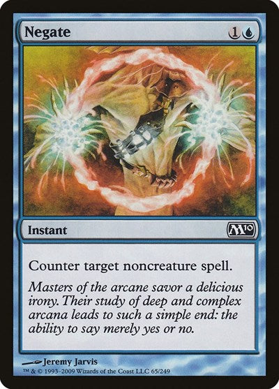 2009 Magic: The Gathering: Magic 2010 (M10) (M10) - Negate (#65, Common) (, Near Mint)