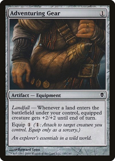 2009 Magic: The Gathering: Zendikar (ZEN) - Adventuring Gear (#195, Common) (, Near Mint)