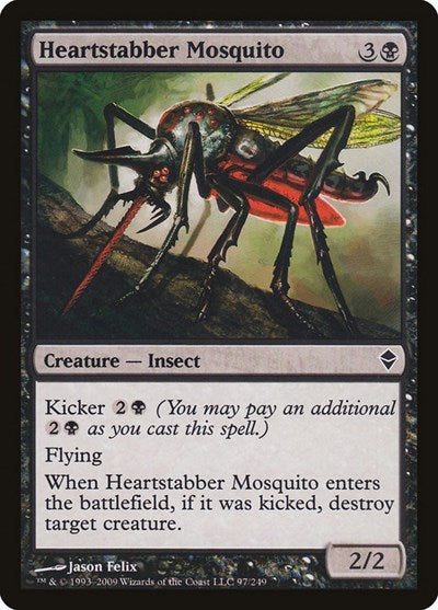 2009 Magic: The Gathering: Zendikar (ZEN) - Heartstabber Mosquito (#97, Common) (, Near Mint)