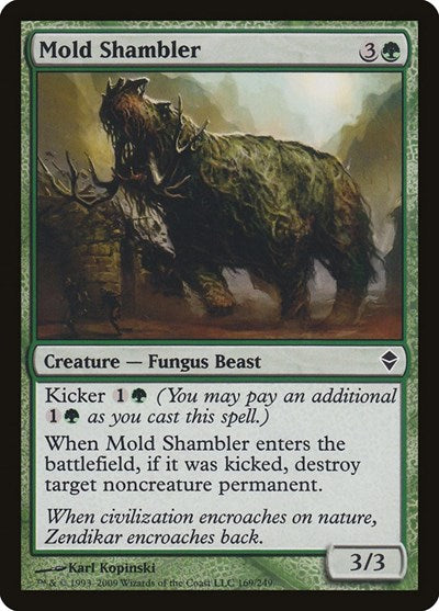 2009 Magic: The Gathering: Zendikar (ZEN) - Mold Shambler (#169, Common) (, Near Mint)