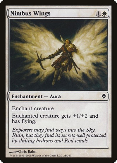 2009 Magic: The Gathering: Zendikar (ZEN) - Nimbus Wings (#28, Common) (, Near Mint)