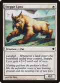 2009 Magic: The Gathering: Zendikar (ZEN) - Steppe Lynx (#36, Common) (, Lightly Played)