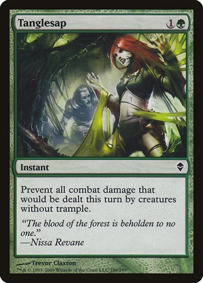 2009 Magic: The Gathering: Zendikar (ZEN) - Tanglesap (#186, Common) (, Near Mint)