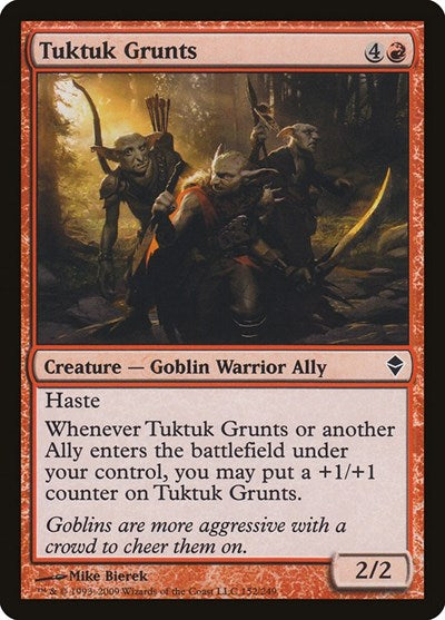 2009 Magic: The Gathering: Zendikar (ZEN) - Tuktuk Grunts (#152, Common) (, Near Mint)