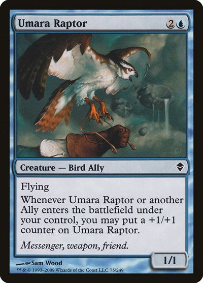 2009 Magic: The Gathering: Zendikar (ZEN) - Umara Raptor (#75, Common) (, Near Mint)