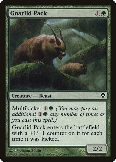 2010 Magic: The Gathering: Worldwake (WWK) - Gnarlid Pack (#101, Common) (, Lightly Played)