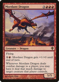 2010 Magic: The Gathering: Worldwake (WWK) - Mordant Dragon (#85, Rare) (Foil, Near Mint)