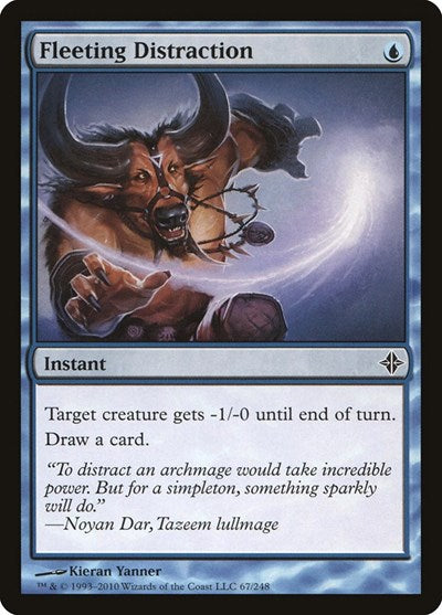 2010 Magic: The Gathering: Rise of the Eldrazi (ROE) - Fleeting Distraction (#67, Common) (, Near Mint)