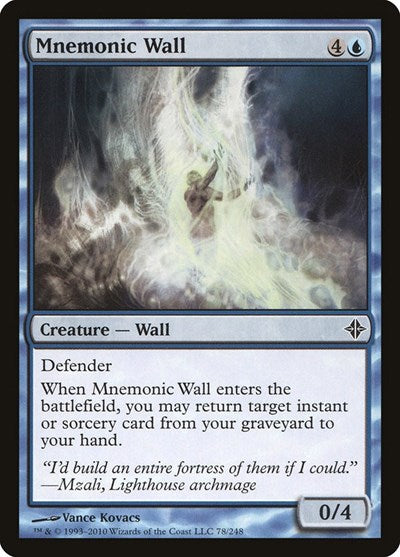 2010 Magic: The Gathering: Rise of the Eldrazi (ROE) - Mnemonic Wall (#78, Common) (, Near Mint)