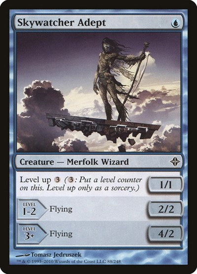 2010 Magic: The Gathering: Rise of the Eldrazi (ROE) - Skywatcher Adept (#88, Common) (, Lightly Played)