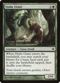 2010 Magic: The Gathering: Rise of the Eldrazi (ROE) - Ondu Giant (#202, Common) (, Lightly Played)