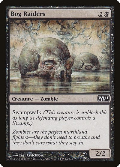 2010 Magic: The Gathering: Magic 2011 (M11) (M11) - Bog Raiders (#86, Common) (, Near Mint)
