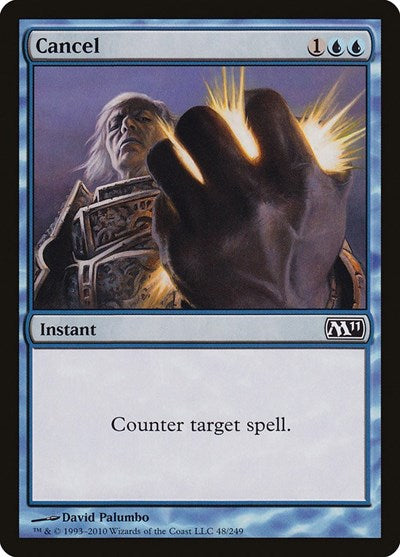 2010 Magic: The Gathering: Magic 2011 (M11) (M11) - Cancel (#48, Common) (, Lightly Played)