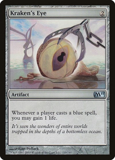 2010 Magic: The Gathering: Magic 2011 (M11) (M11) - Krakens Eye (#210, Uncommon)