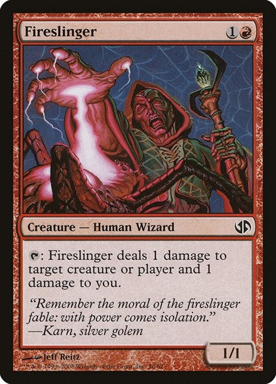 2008 Magic: The Gathering: Duel Decks: Jace vs. Chandra (DD2) - Fireslinger (#36, Common) (, Near Mint)