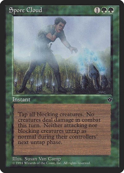 1994 Magic: The Gathering: Fallen Empires (FEM) - Spore Cloud Van Camp (#72a, Common) (, Near Mint)