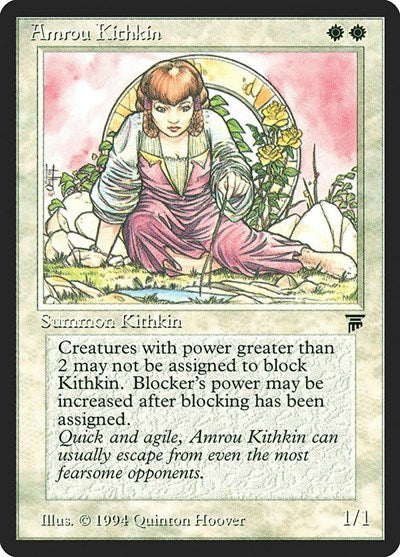 1994 Magic: The Gathering: Legends (LEG) - Amrou Kithkin (#3, Common) (, Lightly Played)