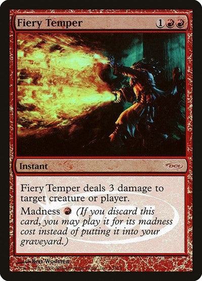2026 Magic: The Gathering: WPN & Gateway Promos (WPN) - Fiery Temper (#3, Promo) (Foil, Near Mint)