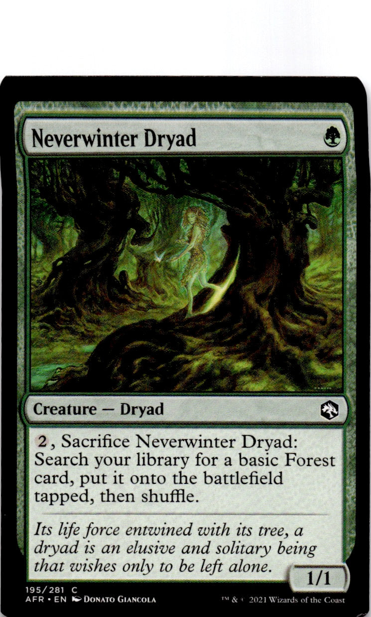 Neverwinter Dryad