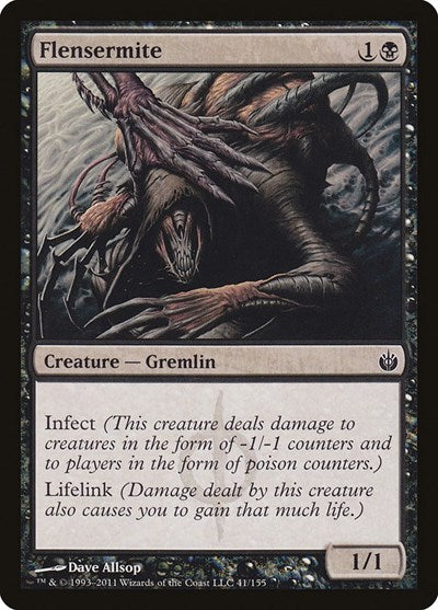 2011 Magic: The Gathering: Mirrodin Besieged (MBS) - Flensermite (#41, Common) (, Lightly Played)
