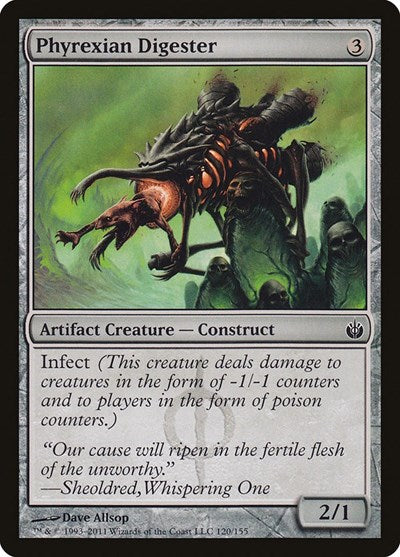 2011 Magic: The Gathering: Mirrodin Besieged (MBS) - Phyrexian Digester (#120, Common) (, Near Mint)