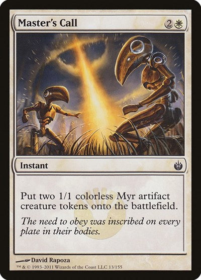 2011 Magic: The Gathering: Mirrodin Besieged (MBS) - Masters Call (#13, Common) (, Near Mint)