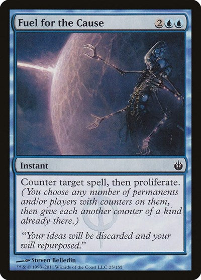 2011 Magic: The Gathering: Mirrodin Besieged (MBS) - Fuel for the Cause (#25, Common) (, Lightly Played)
