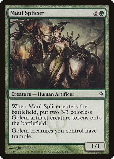 2011 Magic: The Gathering: New Phyrexia (NPH) - Maul Splicer (#114, Common) (, Near Mint)