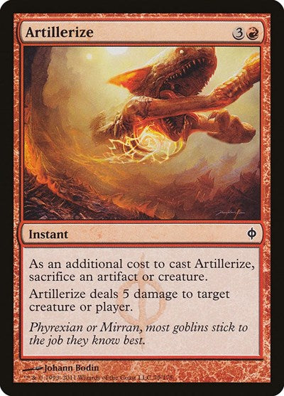 2011 Magic: The Gathering: New Phyrexia (NPH) - Artillerize (#79, Common) (, Near Mint)