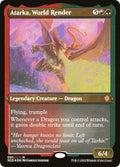 2022 Magic: The Gathering: Starter Commander Decks (SCD) - Atarka World Render Foil Etched (#1, Mythic Rare) (Foil, Near Mint)