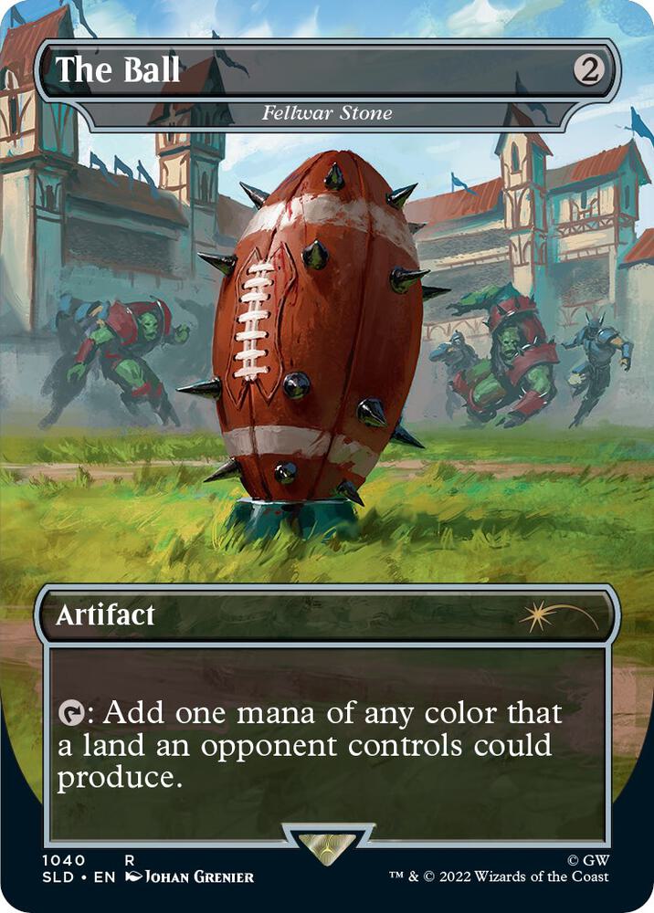 Magic: The Gathering - Secret Lair Drop Series - The Ball - Fellwar Stone (Borderless) [SLD 1040] Rare - Artifact