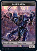 2022 Magic: The Gathering: Starter Commander Decks (SCD) - Zombie Army Double Sided Token (#15, T) (, Near Mint)