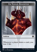 2022 Magic: The Gathering: Starter Commander Decks (SCD) - Emblem Ob Nixilis Reignited Double Sided Token (#26, T) (, Near Mint)