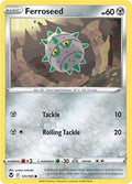 2022 Pokemon: SWSH12: Silver Tempest (SWSH12) - Ferroseed (#121/195, Common) (, Near Mint)