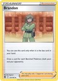 2022 Pokemon: SWSH12: Silver Tempest (SWSH12) - Brandon (#151/195, Uncommon) (, Near Mint)