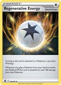 2022 Pokemon: SWSH12: Silver Tempest (SWSH12) - Regenerative Energy (#168/195, Uncommon) (, Near Mint)