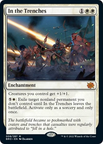 2022 Magic: The Gathering: The Brothers' War (BRO) - In the Trenches (#8, Mythic Rare) (, Near Mint)