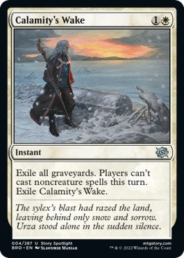 2022 Magic: The Gathering: The Brothers' War (BRO) - Calamitys Wake (#4, Uncommon) (, Lightly Played)