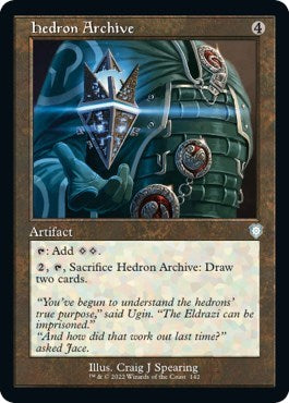 2022 Magic: The Gathering: Commander: The Brothers' War (BRC) - Hedron Archive Retro Frame (#142, Uncommon) (, Near Mint)