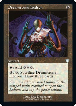 2022 Magic: The Gathering: Commander: The Brothers' War (BRC) - Dreamstone Hedron Retro Frame (#139, Uncommon) (, Near Mint)