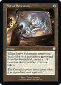 2022 Magic: The Gathering: Commander: The Brothers' War (BRC) - Servo Schematic Retro Frame (#158, Uncommon) (, Near Mint)