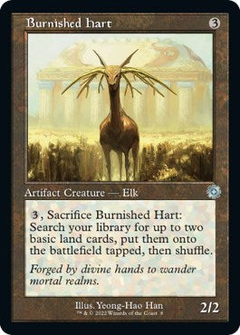 2022 Magic: The Gathering: The Brothers' War: Retro Frame Artifacts (BRR) - Burnished Hart (#8, Uncommon) (, Lightly Played)