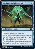 2022 Magic: The Gathering: The Brothers' War (BRO) - Weakstones Subjugation (#72, Common) (, Lightly Played)