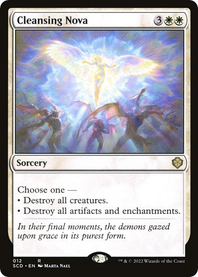 2022 Magic: The Gathering: Starter Commander Decks (SCD) - Cleansing Nova (#12, Rare) (, Near Mint)