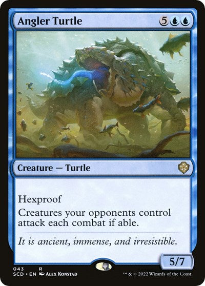 2022 Magic: The Gathering: Starter Commander Decks (SCD) - Angler Turtle (#43, Rare) (, Near Mint)