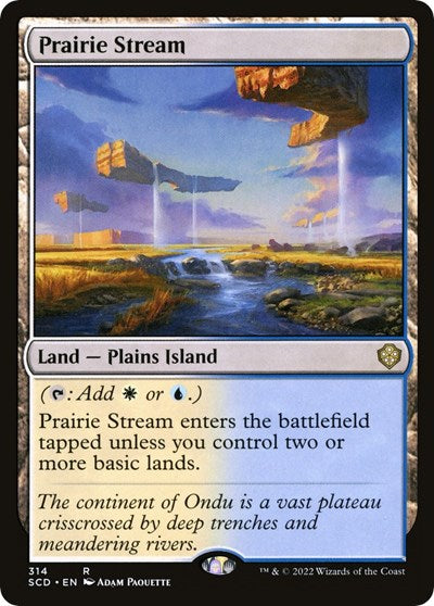2022 Magic: The Gathering: Starter Commander Decks (SCD) - Prairie Stream (#314, Rare) (, Near Mint)