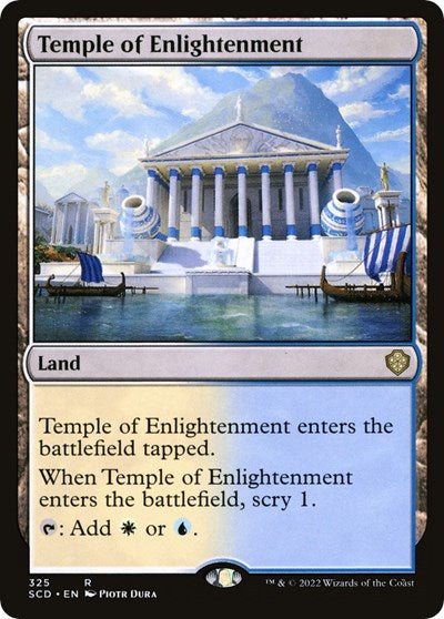 2022 Magic: The Gathering: Starter Commander Decks (SCD) - Temple of Enlightenment (#325, Rare) (, Near Mint)