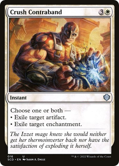 2022 Magic: The Gathering: Starter Commander Decks (SCD) - Crush Contraband (#16, Uncommon) (, Near Mint)