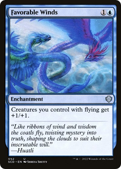 2022 Magic: The Gathering: Starter Commander Decks (SCD) - Favorable Winds (#52, Uncommon) (, Near Mint)