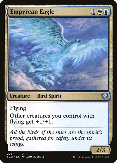 2022 Magic: The Gathering: Starter Commander Decks (SCD) - Empyrean Eagle (#226, Uncommon) (, Near Mint)